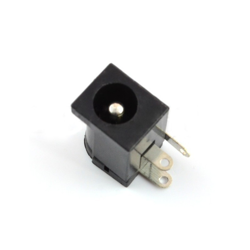 Gniazdo DC 5.5 x 2.1 mm do druku - poziome
