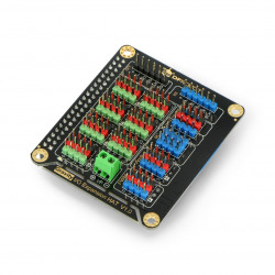 IO Expansion HAT - ekspander wyprowadzeń dla Raspberry Pi 4B/3B+/3B/2B - DFRobot DFR0566