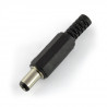 Wtyk DC 5.5 x 2.1mm na przewód - zdjęcie 2