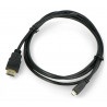 Przewód HDMI-micro HDMI Blow Classic czarny - 1,5m - zdjęcie 2
