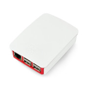Obudowa Raspberry Pi Model 3B+/3B/2B oficjalna - czerwono-biała