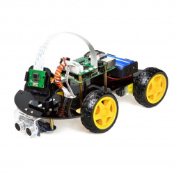 Robot Car Kit - 4-kołowa platforma do budowy robota z czujnikami i napędem DC oraz kamerą dla Raspberry Pi