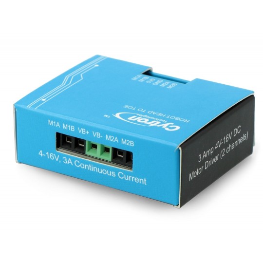Cytron MDD3A - Двоканальний контролер двигуна постійного струму 16 В/3 А