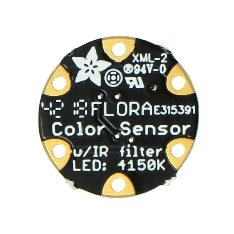 Adafruit FLORA - czujnik koloru TCS34725 z podświetleniem LED