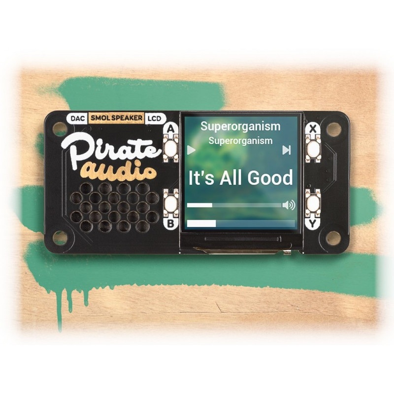 Pirate Audio Speaker - głośnik z wyświetlaczem dla Raspberry Pi