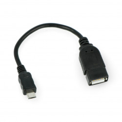 Adapter gniazdo USB - wtyk microUSB