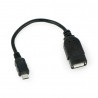 Adapter gniazdo USB - wtyk microUSB - zdjęcie 1