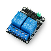 Moduł przekaźników Iduino 2 kanały z optoizolacją - styki 10A/250VAC - cewka 5V