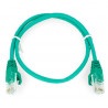 Przewód sieciowy Ethernet Patchcord UTP 5e 0,5 m - zielony - zdjęcie 2