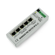4F1G Switch 4 porty 10/100Mb PoE + 1 port 1Gb - zarządzalny switch