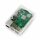 Obudowa Raspberry Pi Model 3B+/3B/2B - przezroczysta Obudowa Raspberry Pi Model 3B+/3B/2B - przezroczysta