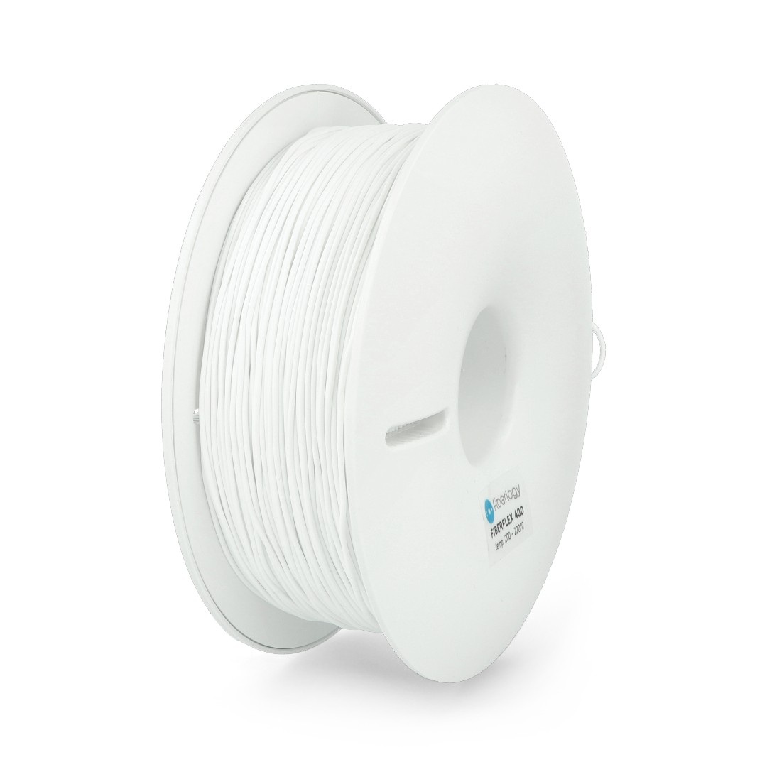 Filament Fiberlogy FiberFlex 40D 1,75mm 0,85kg - biały