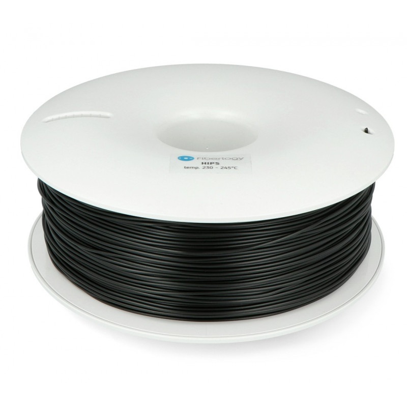 Filament Fiberlogy HIPS 1,75mm 0,85kg - czarny