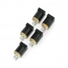 Gniazdo DC 5,5/2,1mm do druku - pionowe - 5 szt.