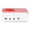 Obudowa do Raspberry Pi 4B - ABS - LT-4A11- biało czerwona - z wentylatorem niebieskie podświetlenie LED - zdjęcie 5