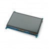 Ekran dotykowy - pojemnościowy LCD TFT 7" 800x480px HDMI + USB dla Raspberry Pi 4B/3B+/3B/2B/Zero - zdjęcie 1