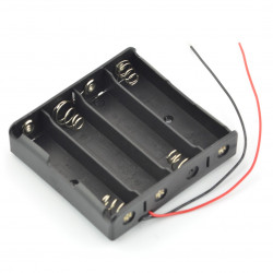 Koszyk na 4 baterie typu 18650