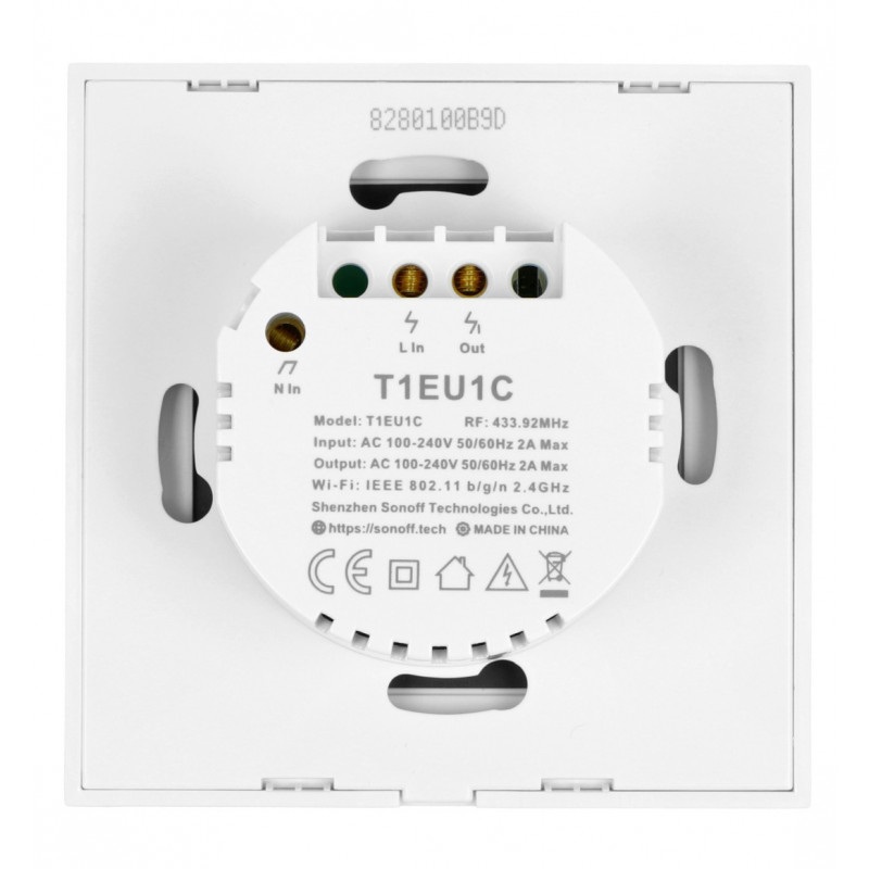 Sonoff T1EU1C-TX - dotykowy włącznik światła - WiFi