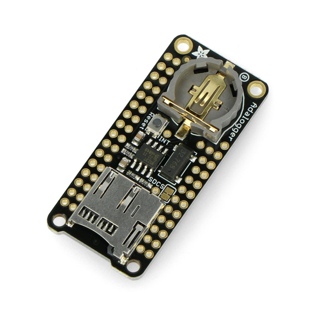 Adalogger FeatherWing - moduł z zegarem RTC i slotem microSD dla serii Feather