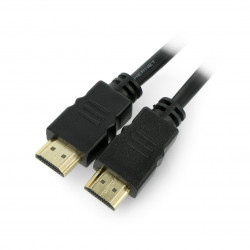 Przewód HDMI Lanberg 4K V1.4 CCS - czarny - 1,8m