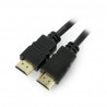 Przewód HDMI Lanberg 4K V1.4 CCS - czarny - 1,8m - zdjęcie 1