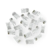 Wtyk sieciowy RJ45 przelotowy Lanberg kat. 5E UTP - 20 szt.