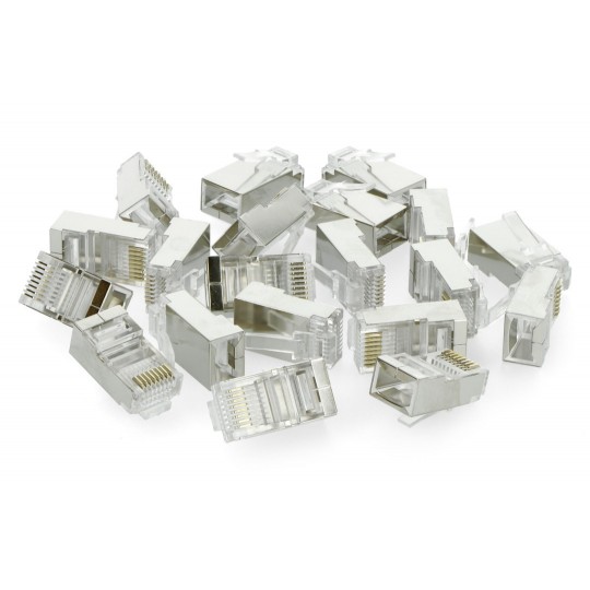 Сетевые разъемы Lanberg RJ45 Cat. 5e FTP — 20 шт.