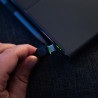 Przewód Green Cell Ray USB 2.0 typ A - USB 2.0 typ C z podświetleniem - 1,2 m czarny z oplotem - zdjęcie 6