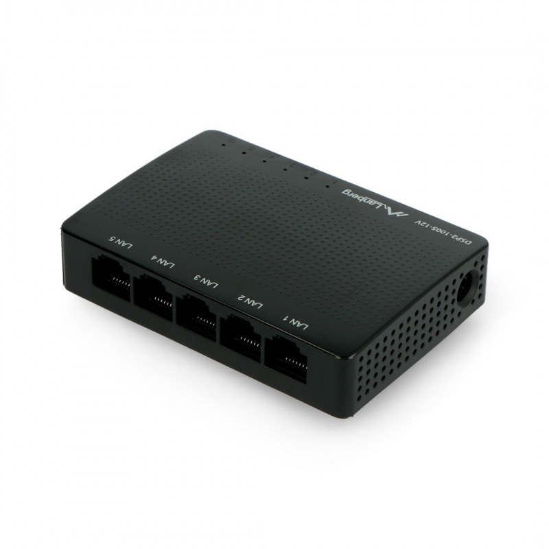 Switch Lanberg DSP2-1005-12V 5 portów 1000Mbps