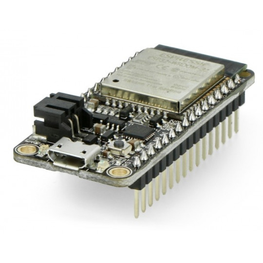 Feather Huzzah ESP32 - WiFi модуль, Bluetooth GPIO - припаяні роз'єми - Adafruit 3591