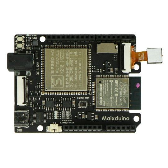 Плата розробки штучного інтелекту Maixduino - K210 RISC-V AI + lOT ESP32 + OV2640 - DFRobot DFR0640