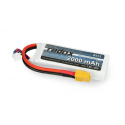 Pakiet Li-Pol Redox 2000mAh 20C 2S 7,4V - XT-60