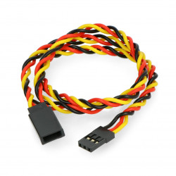 Przedłużacz do serw 45 cm skręcony