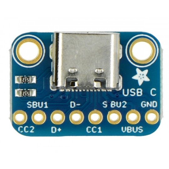 Модуль роз'єму USB Type-C - Роз'єм для макетної плати - Adafruit 4090
