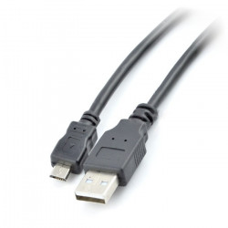 Przewód USB A - microUSB - B 0,6 m