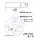 Aluminiowy hub mocujący 5mm Aluminiowy hub mocujący 5mm