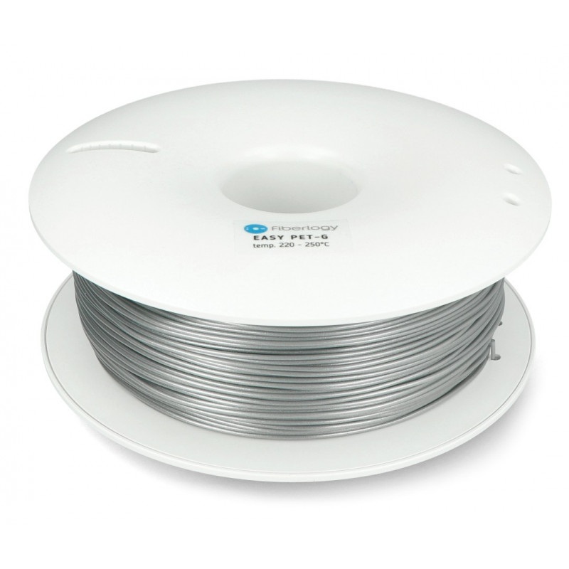 Filament Fiberlogy Easy PET-G 1,75mm 0,85kg - silver