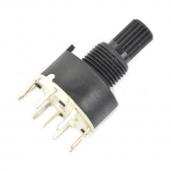 Przełącznik obrotowy 3-pozycje 2 obwody - 29,5mm