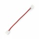 Konektor do taśm LED 8mm 2 pin - z przewodem Konektor do taśm LED 8mm 2 pin - z przewodem