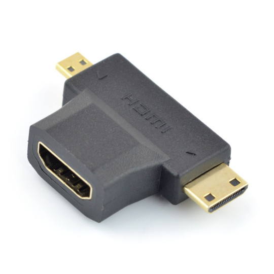 Адаптер HDMI - miniHDMI/microHDMI
