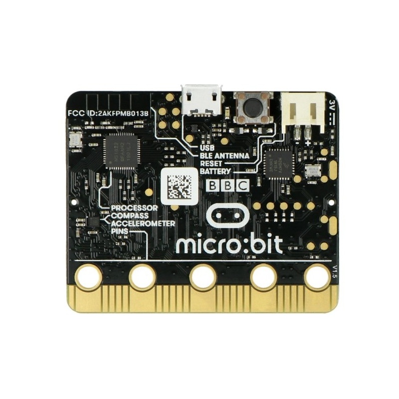 Micro:bit - moduł edukacyjny, Cortex M0, akcelerometr, Bluetooth, matryca LED 5x5