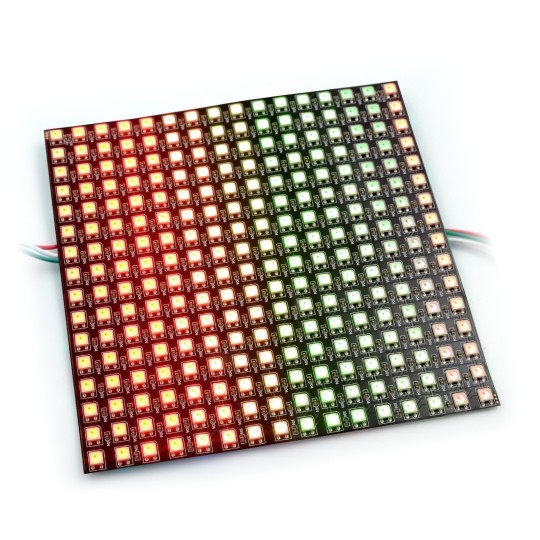 Гнучка матриця 16x16 - 256 RGB світлодіодів - WS2812B з індивідуальною адресацією