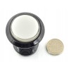 Arcade Push Button 3,3cm - czarny z białym podświetleniem - zdjęcie 2