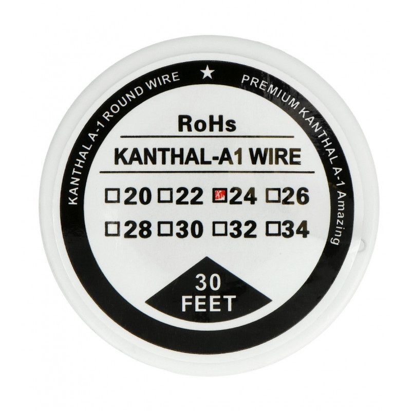 Drut oporowy Kanthal A1 0,51mm 6Ω/m - 9,1m