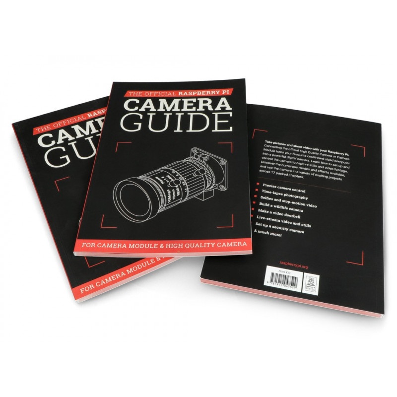 The Official Raspberry Pi Camera Guide - oficjalny poradnik do pracy z kamerą