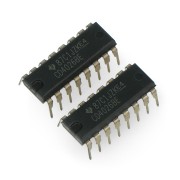 Układ logiczny CD4026 - licznik cyfrowy, dekoder 7-segmentowy THT
