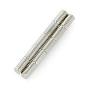 Magnes neodymowy okrągły N35/Ni - 5x10mm