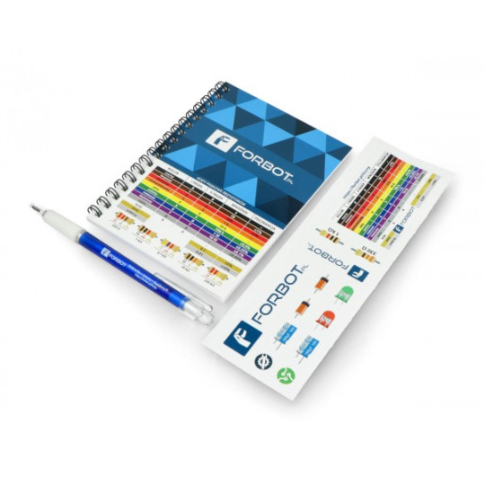 FORBOT - комплект для курсу основ електроніки + гаджети та Box (PLUS версія)