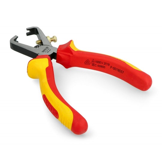 Кліщі - знімачі ізоляції 160 мм VDE Yato YT-21160
