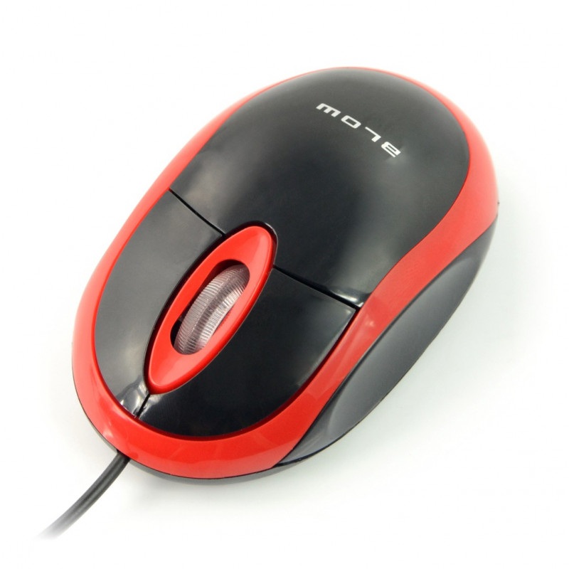 Mysz optyczna Blow MP-20 USB czerwona